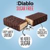 Diablo Cream Filled Milk Chocolate Wafers - No added Sugar, Maltitol Sweetened Treat, Individually Wrapped Biscuits Hamper Basket Ready Snack Pack, Perfect for Gifting - 30g, Pack of 12 view 3