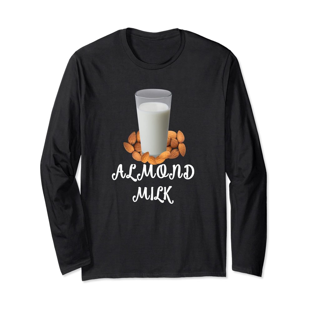 Almond Milk Vegan Long Sleeve T-Shirt