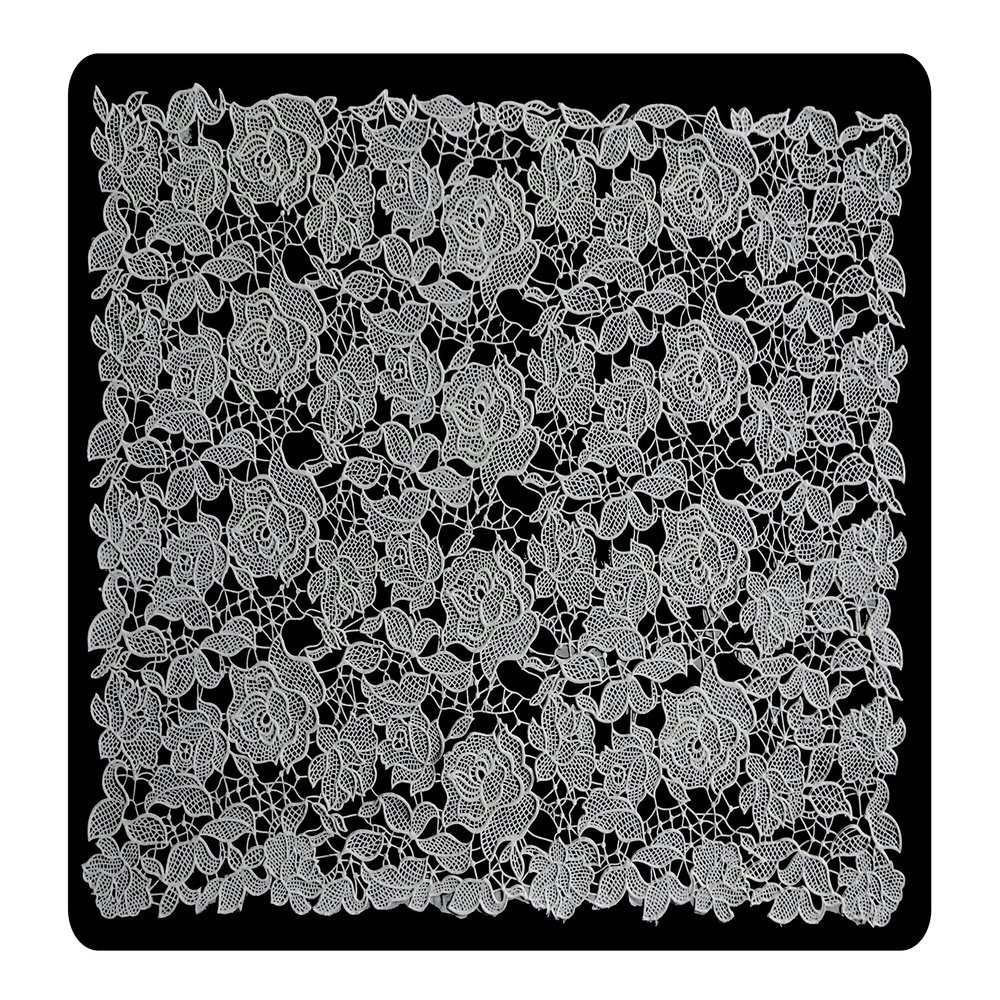 1 x Simply Heaven Edible Cake Lace 46 colours made from mat 65 (White)