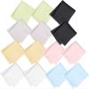 14 Pack Eyeglasses Cleaning Cloth, 7x6 inch Premium Microfiber Glasses Cleaner Cloth Glass Wipes for Laptop Camera Lenses iPad LCD Screens view 1