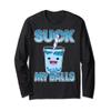 Boba Tea Suck My Balls I Bubble Drink I Funny Boba Tea Long Sleeve T-Shirt view 1