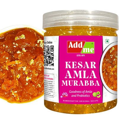 Add me Amla Murabba Vark Kesar Seed Less awla muraba 500G Pet Jar