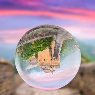 100/110mm Glass Crystal Ball Craft Color Magic Natural Glass Balls Photography Lens Ball Sphere Without Stand Decorations Gift-110mm