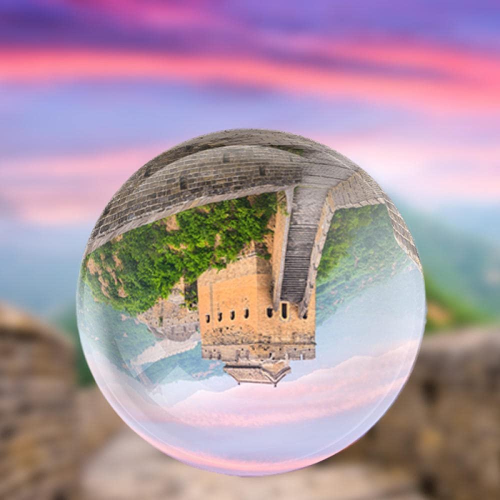 100/110mm Glass Crystal Ball Craft Color Magic Natural Glass Balls Photography Lens Ball Sphere Without Stand Decorations Gift-100mm