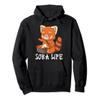 Soba Life Red Panda Japanese Food Anime Soba Noodles Pullover Hoodie view 1