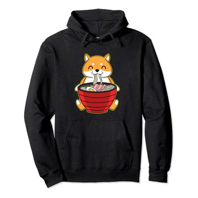 fox ramen kawaii foxes Japanese noodles Pullover Hoodie