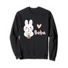 Cute Kawaii Bunny Boba Milk Tea Bubble Tea Graphic Sweatshirt view 1