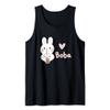 Cute Kawaii Bunny Boba Milk Tea Bubble Tea Graphic Tank Top view 1