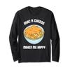 Mac N Cheese Makes Me Happy - Macaroni and Cheese Lover Long Sleeve T-Shirt view 1