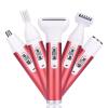 1Pcs 5 in 1 Electric ABS Portable Lady Facial Hair Removal Shaver Painless Eyebrow Trimmer Lady Shaver Rechargeable USB Shaving for Bikini Nose Leg Face Body view 1