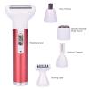 1Pcs 5 in 1 Electric ABS Portable Lady Facial Hair Removal Shaver Painless Eyebrow Trimmer Lady Shaver Rechargeable USB Shaving for Bikini Nose Leg Face Body view 2