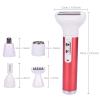 1Pcs 5 in 1 Electric ABS Portable Lady Facial Hair Removal Shaver Painless Eyebrow Trimmer Lady Shaver Rechargeable USB Shaving for Bikini Nose Leg Face Body view 3