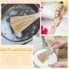 LATRAT Bamboo Wok Brush, Kitchen Cleaning Tool with Comfortable Handle, Durable Bamboo Material, 11.8 x 1.8 inches view 4