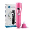 2 in 1 Women Electric Shaver, Painless Facial Hair Remover Rechargeable Nose Hair Trimmer Waterproof Lady Shaver Bikini Trimmer for Body, Face, Bikini Area Use view 1