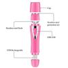 2 in 1 Women Electric Shaver, Painless Facial Hair Remover Rechargeable Nose Hair Trimmer Waterproof Lady Shaver Bikini Trimmer for Body, Face, Bikini Area Use view 3