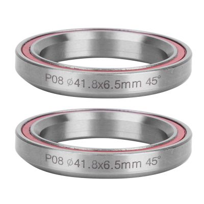 Kuuleyn Bicycle Headset Bearings,2PCS 41.8MM Heavy Duty Mountain Bicycle Bike Double Sealed Bearing Headset Accessory