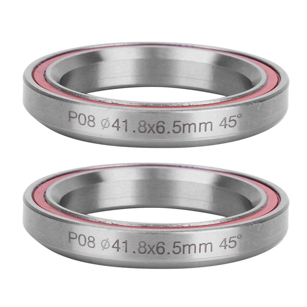 Kuuleyn Bicycle Headset Bearings,2PCS 41.8MM Heavy Duty Mountain Bicycle Bike Double Sealed Bearing Headset Accessory