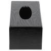 EVTSCAN Black Wooden Tissue Box Napkin Case Elegant Style Tissue Holder for Home Hotel Living Room view 4