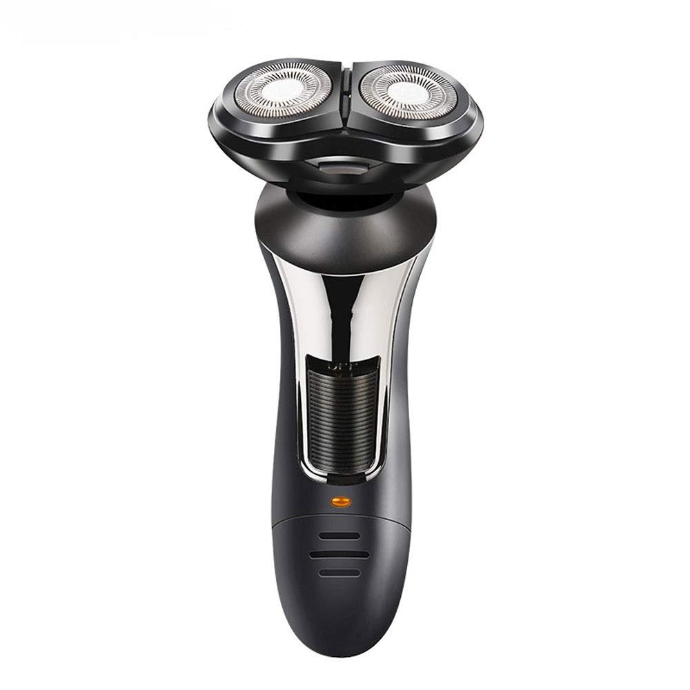 SMSOM Electric Razor for Men, Rotary Electric Shaver 3 in 1 Rechargeable Electric Shavers Rechargeable Cordless (Black)