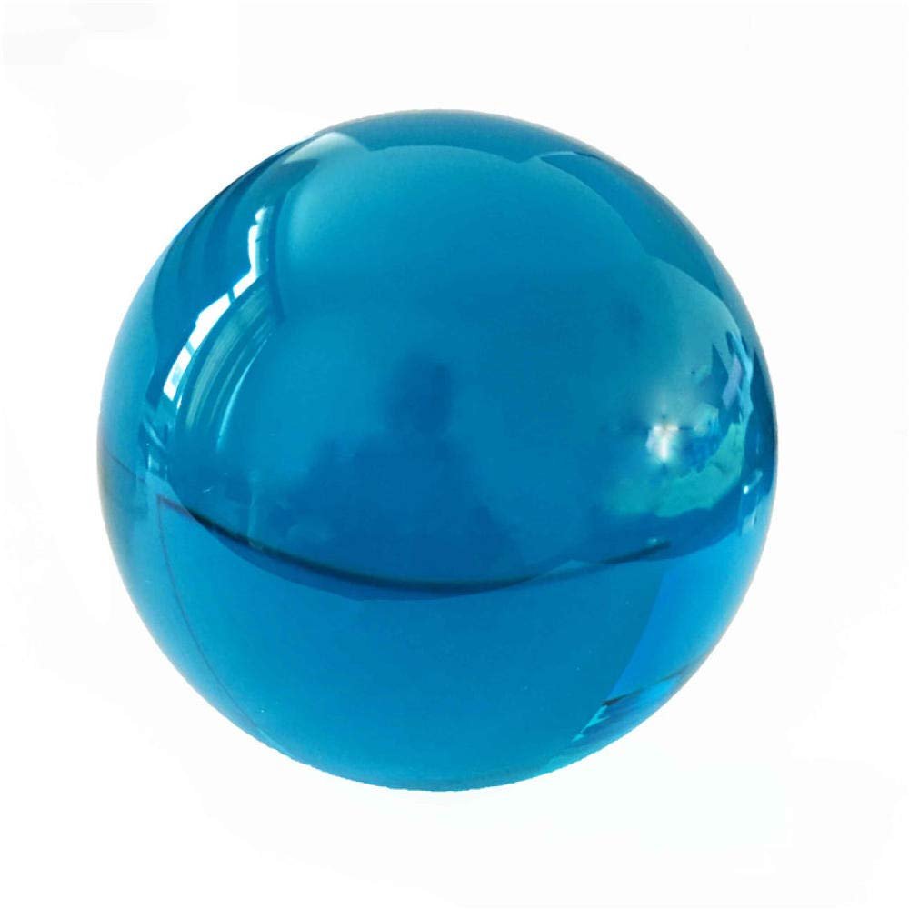 60mm Beautiful Home Decoration Glass Sphere Magic Pink Crystal Crystal Paperweight Ball-60mm_Aquamarine