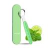 2021 New Version Tongue Scraper Cleaner for Adults & Kids, Medical Grade Metal Tongue Brushes Set for Fresh Breath Dental Eliminate Bad Breath in Seconds (Green) view 1