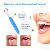 2021 New Version Tongue Scraper Cleaner for Adults & Kids, Medical Grade Metal Tongue Brushes Set for Fresh Breath Dental Eliminate Bad Breath in Seconds (Orange) view 4