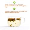 Plant Gift Organic Green Tea - Loose Leaf Japanese Genmaicha Tea 170g/6oz  Genmai Matcha Roasted Brown Rice Blend view 3