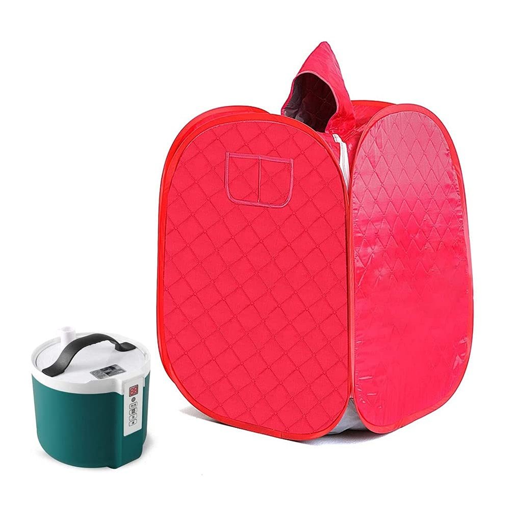 MiduoHu Home Sauna Steamer Tent, Foldable Insulation Waterproof Sauna Room Sauna Steam Upgrade Security Intelligence Timing Generator for Home Sauna Bath, Slimming, Detoxify Therapy
