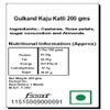 Ghasitaram Gifts Rakhi Gifts for Brothers Rakhi Sweets - Ghasitaram's Gulkand Kaju Katli 200 GMS with Beads Rakhi view 2