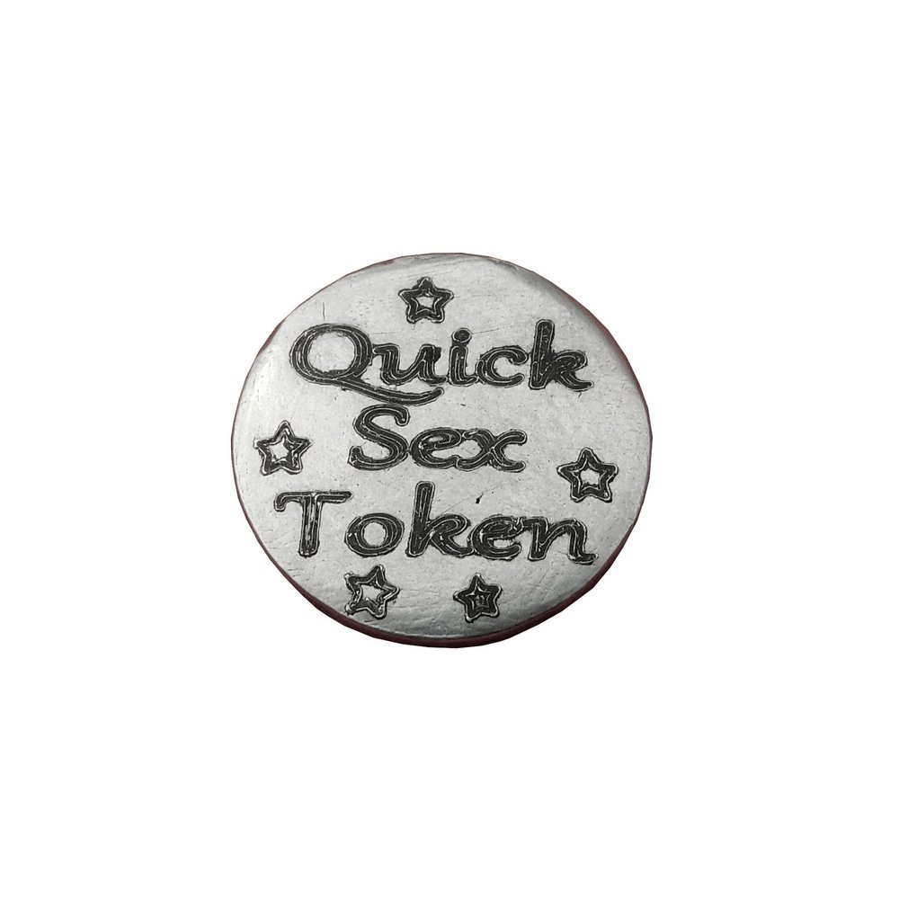 BDSM Token, BDSM Quickie Sex Token, BDSM Accessories, Sub Aftercare Token, Aftercare Submissive, Handmade, in Fine Pewter, by William Sturt