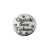 BDSM Token, BDSM Quickie Sex Token, BDSM Accessories, Sub Aftercare Token, Aftercare Submissive, Handmade, in Fine Pewter, by William Sturt view 1