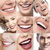 2 Pairs Veneers Snap in Teeth, Snap on Veneer Teeth, Fake Teeth, Instant Veneers Dentures Fake Snap on Teeth Smile Men And Women(Top And Bottom) view 2