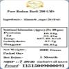 Ghasitaram Gifts Rakhi Gifts for Brothers Rakhi Sweets - Pure Badam Barfi 200 GMS with Beads Rakhi view 2
