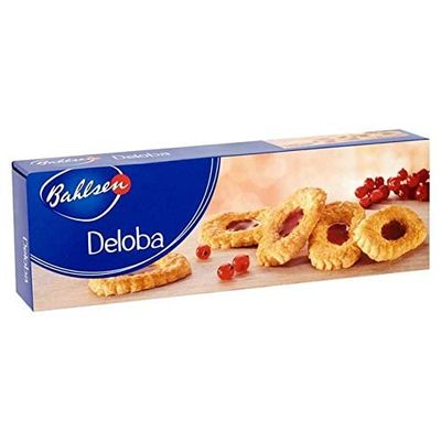 Bahlsen Redcurrant Deloba Puff Pastry Biscuits, Pack of 12 x 100g