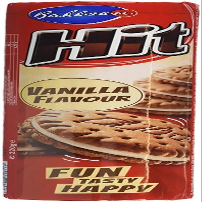 Bahlsen Hit Vanilla Flavour Biscuit, Pack of 12 x 220g