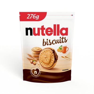 Nutella Chocolate Biscuits Pouch Cookies; 276g