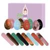 Yoni Egg Massage Stick Jade Eggs Women Kegel Exercise Jade Massager Ball Crystal Kegel Eggs-Undrilled C with Box view 2