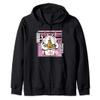 Kawaii Cat Neko Eating Ramen Noodle Soup Japanese Aesthetic Zip Hoodie view 1