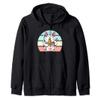 Kawaii Cat Neko Eating Ramen Noodle Soup Japanese Aesthetic Zip Hoodie view 1