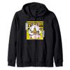 Kawaii Cat Neko Eating Ramen Noodle Soup Japanese Aesthetic Zip Hoodie view 1