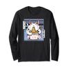 Kawaii Cat Neko Eating Ramen Noodle Soup Japanese Aesthetic Long Sleeve T-Shirt view 1