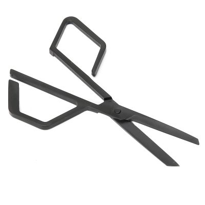 Nose Hair Scissors, Beard Nose Hair Trimming Scissors, Stainless Steel Nose Hair Scissors Oblique Angle Nose Hair Trimming Scissors (Black)