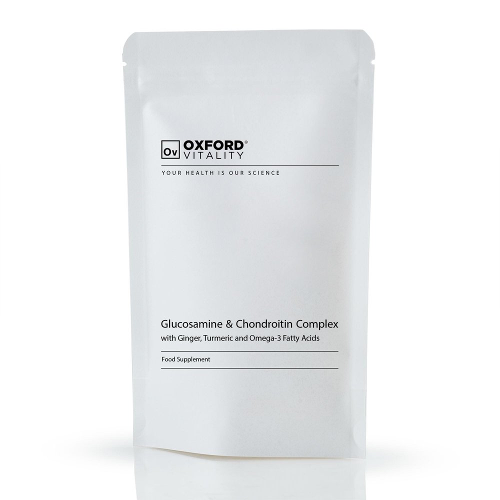 Glucosamine & Chondroitin Complex with Ginger, Turmeric and Omega-3 Fatty Acids | Oxford Vitality (120)