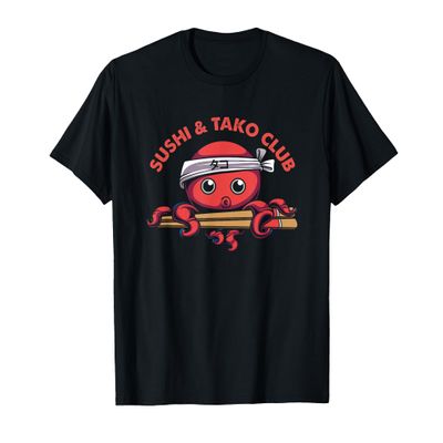 Kawaii Cute Sushi and Taco Club T-Shirt