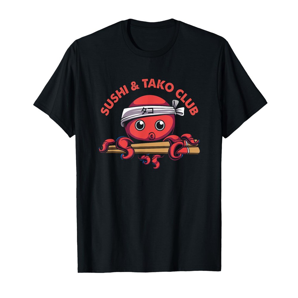 Kawaii Cute Sushi and Taco Club T-Shirt