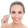 Millan Collection 4.5" Straight Stainless Steel Squeeze Scissors - Eyebrow Trimmer, Nose Hair Scissors, Facial Hair Grooming view 3