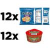 Frito Lay Tostitos Bitesize Round Chips and Salsa Dip Cups - Pack of 24 view 2