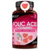 Folic Acid Pregnancy Gummies High Strength Folate Vitamins - Chewable Folic Acid Vegan Prenatal Vitamins for Women 400mcg, Vitamin B9 Prenatal Conception - Pregnancy Supplements, Real Fruit Juice view 1