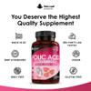 Folic Acid Pregnancy Gummies High Strength Folate Vitamins - Chewable Folic Acid Vegan Prenatal Vitamins for Women 400mcg, Vitamin B9 Prenatal Conception - Pregnancy Supplements, Real Fruit Juice view 4