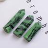 1PC Natural Point Magic Wand Faceted Prismatic Stone, Used for Meditation, Balance ore, Mineral Crafts, Home Decoration-Green_50-60mm view 2